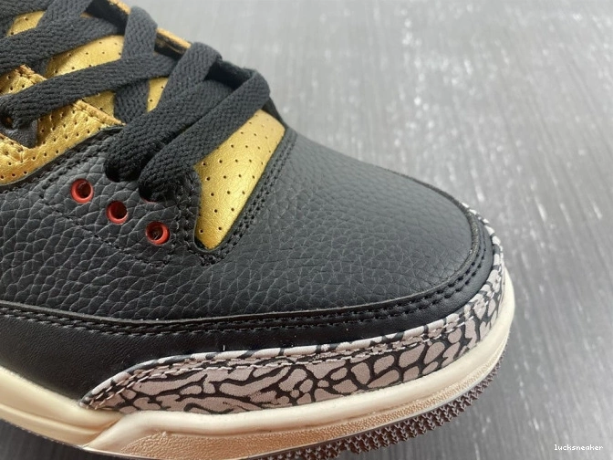 Reps LUCY WMNS Air Gold 3 Jordan Black CK9246-067 0726